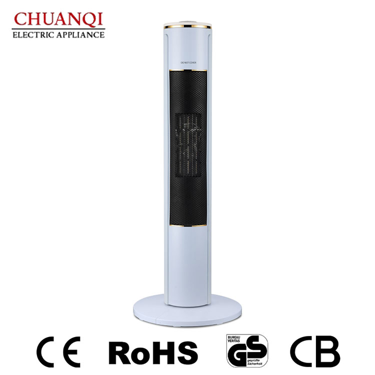 ¿Con qué frecuencia se recomienda limpiar el filtro y la carcasa de un ventilador calefactor de torre PTC de 2000 W?